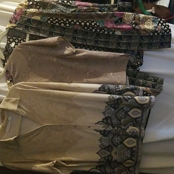 3 size large/16- 1- button down, 1- shell and 1- cover beautiful - see phot - Picture 1 of 6